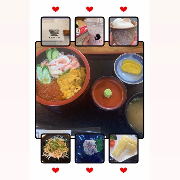 今日は境港に行って
海鮮丼食べたり🐟食べ歩きしたり🎵
鬼太郎グッズ買ったり👀


米子に帰ってからは
今の時間まで温泉に行ってました♨️


良い休日だったな♡