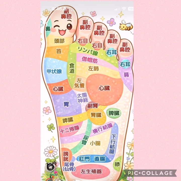 足の裏って凄いよね
押すと痛い場所あるよ😆
良ければこれを見ながら押してみてね
少しでも皆さんの疲れがなくなりますように😄

💕前日予約で1000円割引
💕トークで予約で1000円割引

両方で2000円割引　遊びに来てね

皆様からのトーク励みになります