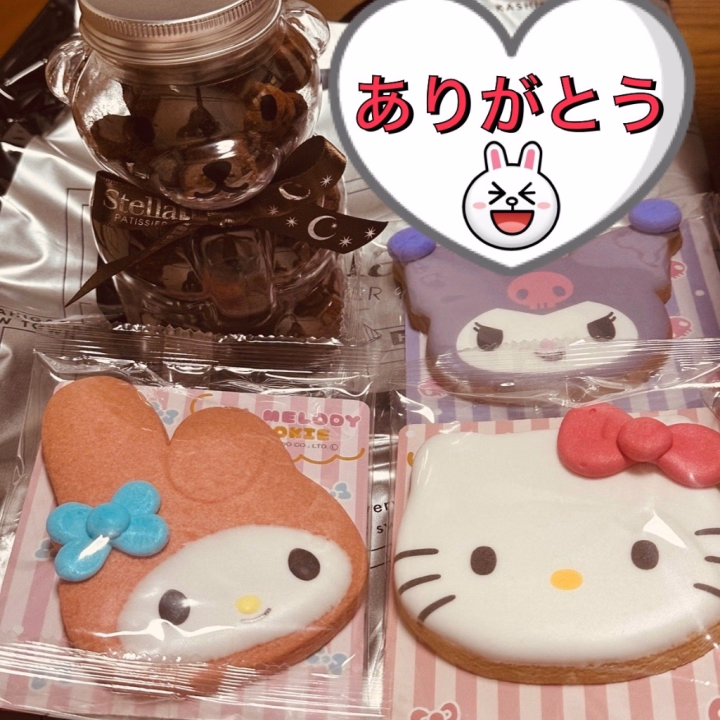 ラスト枠でお誘い頂いた
♡K様♡
みよさんの大好物の甘い物の
差し入れありがとうございます(ㅅ´꒳` )♡

サンリオ可愛い💖
チョコマシュマロの入れ物の
熊さんも可愛い(,,> <,,)
本当に感謝です🥹

朝から雨中お仕事でお疲れやのに
会いにきてくれて
本当に嬉しかったですよ(⋆ᴗ͈ˬᴗ͈)”

疲れてる人のプレイではなかったような？‪‪‪w‪w‪w
中々ハードでした‪‪‪|*･ω･)ﾁﾗｯ‪‪‪w‪w‪

明日もお仕事気をつけて
頑張って下さいね>.<💦

またお会い出来る日を
楽しみにしてますね❣️

本当にありがとうございました💓