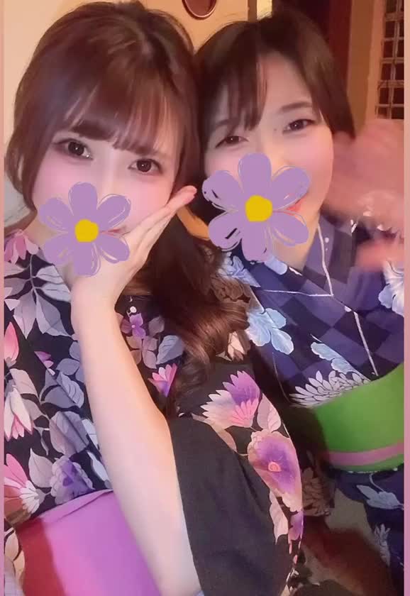 浴衣な2人🌸💖💖