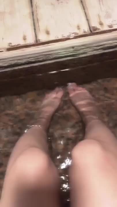 足湯行ってきたよ〜