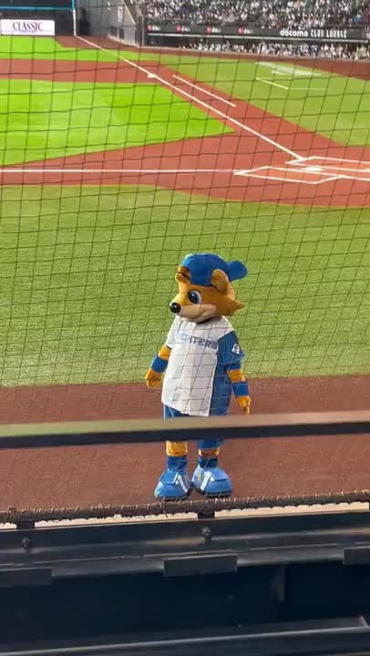 普段鎌ヶ谷でしか見られないマスコットちゃん🥰