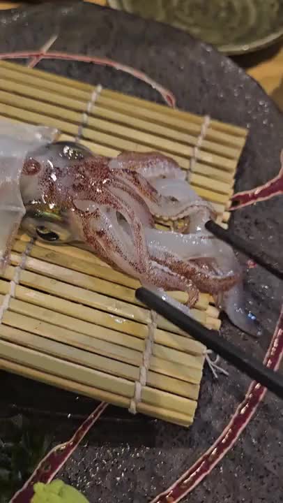 ヤリイカ様が新鮮すぎて❤　福岡最高です❤