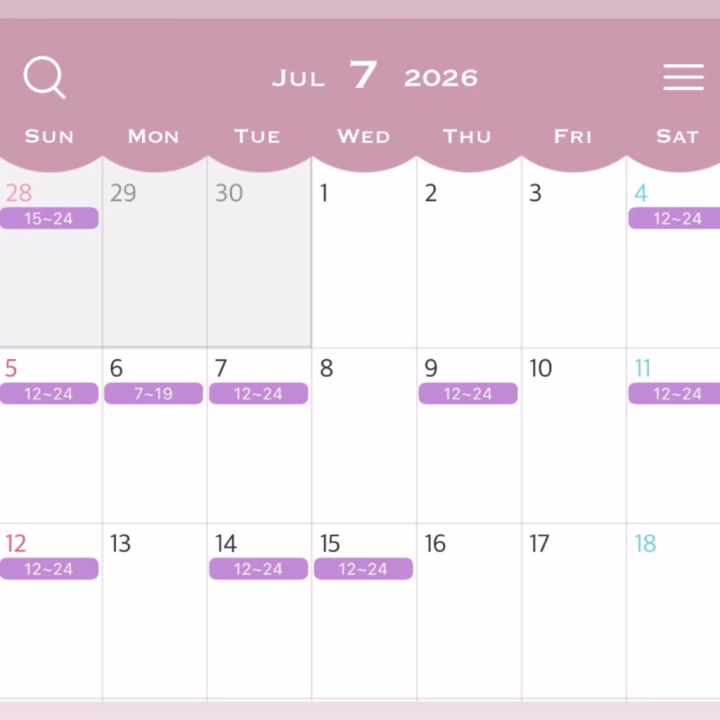 7月前半です🎋