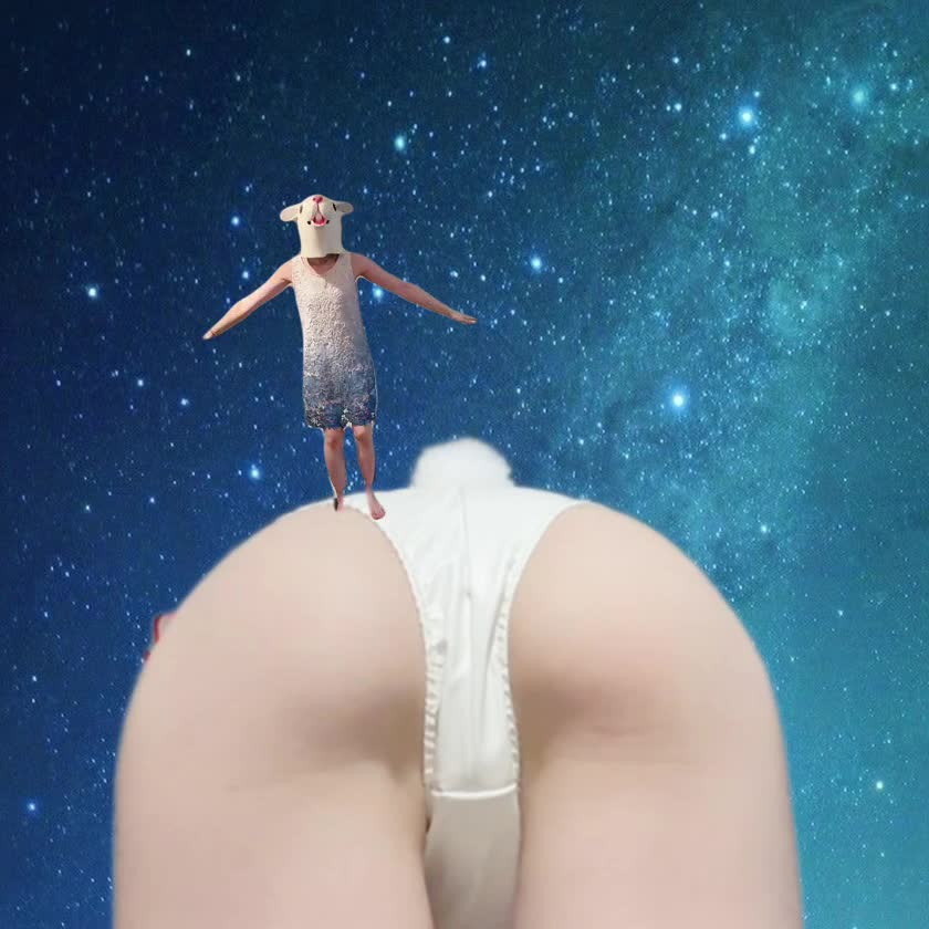 満ケツにはうさぎがいるよ(編集しようと思った動画消してた😖)