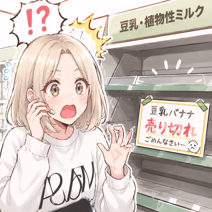 明日の朝飲む用の豆乳バナナ買いスーパーに行ったらまさかの豆乳バナナだけ売れ切れてびっくりΣ( ˙꒳​˙  )


いつもは余ってるのにこれはアイナと同じ自律神経に良いと皆気付いたのか🥹‪


とりあえずいちごバナナ豆乳はあったので明日はそれ飲みます( ˘•ω•˘ )


Ina🐈‍⬛🎀