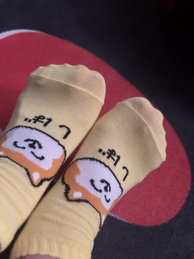 今日の靴下〜
がんばるよん！