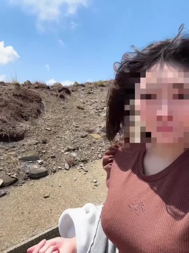 阿蘇山のお散歩🐶